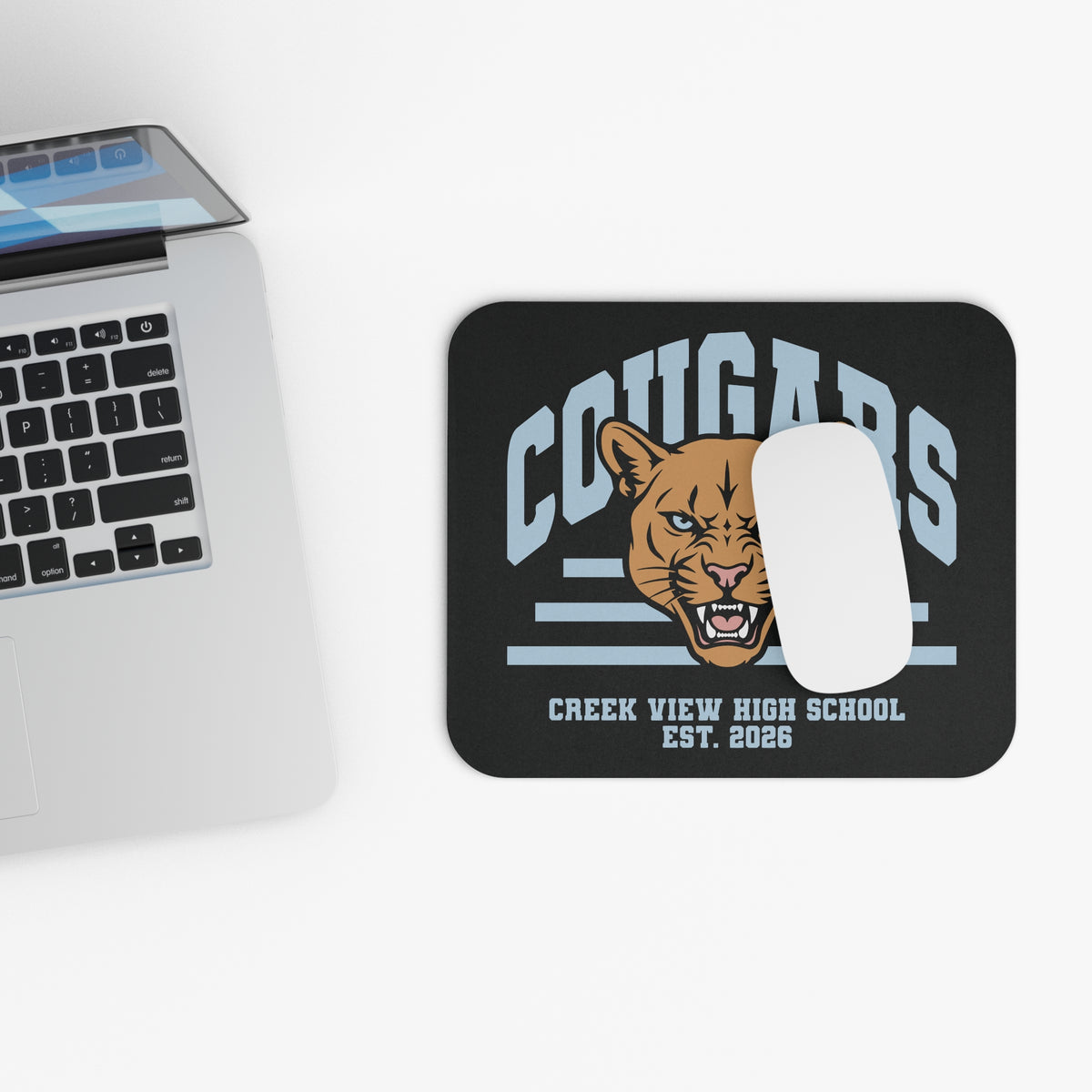 CVHS Cougars "Est. 2026" Varsity Crest Mouse Pad