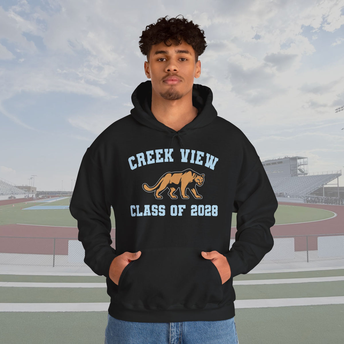 CVHS Class of 2028 Collegiate Cougar Unisex Hoodie