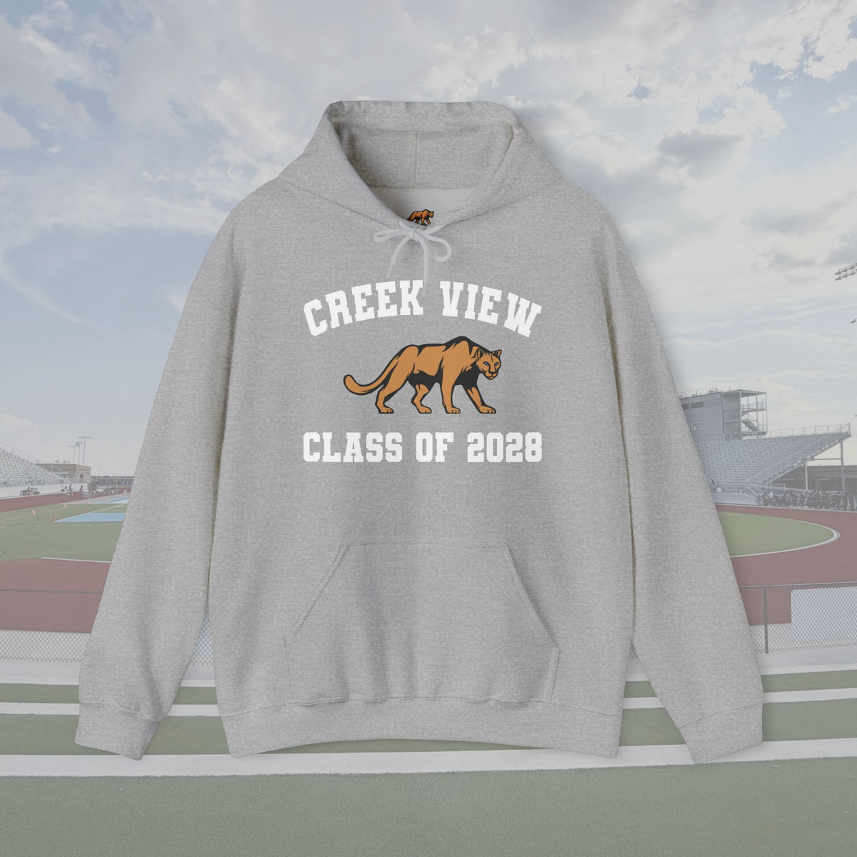 CVHS Class of 2028 Collegiate Cougar Unisex Hoodie