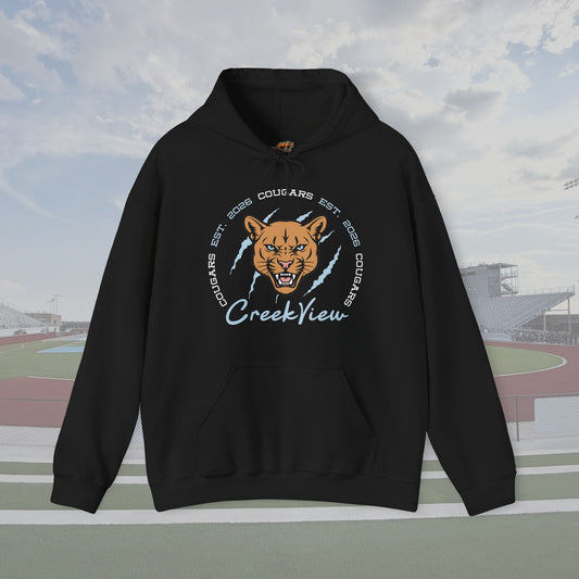 CVHS Cougars "Est. 2026" Claw Badge Unisex Hoodie