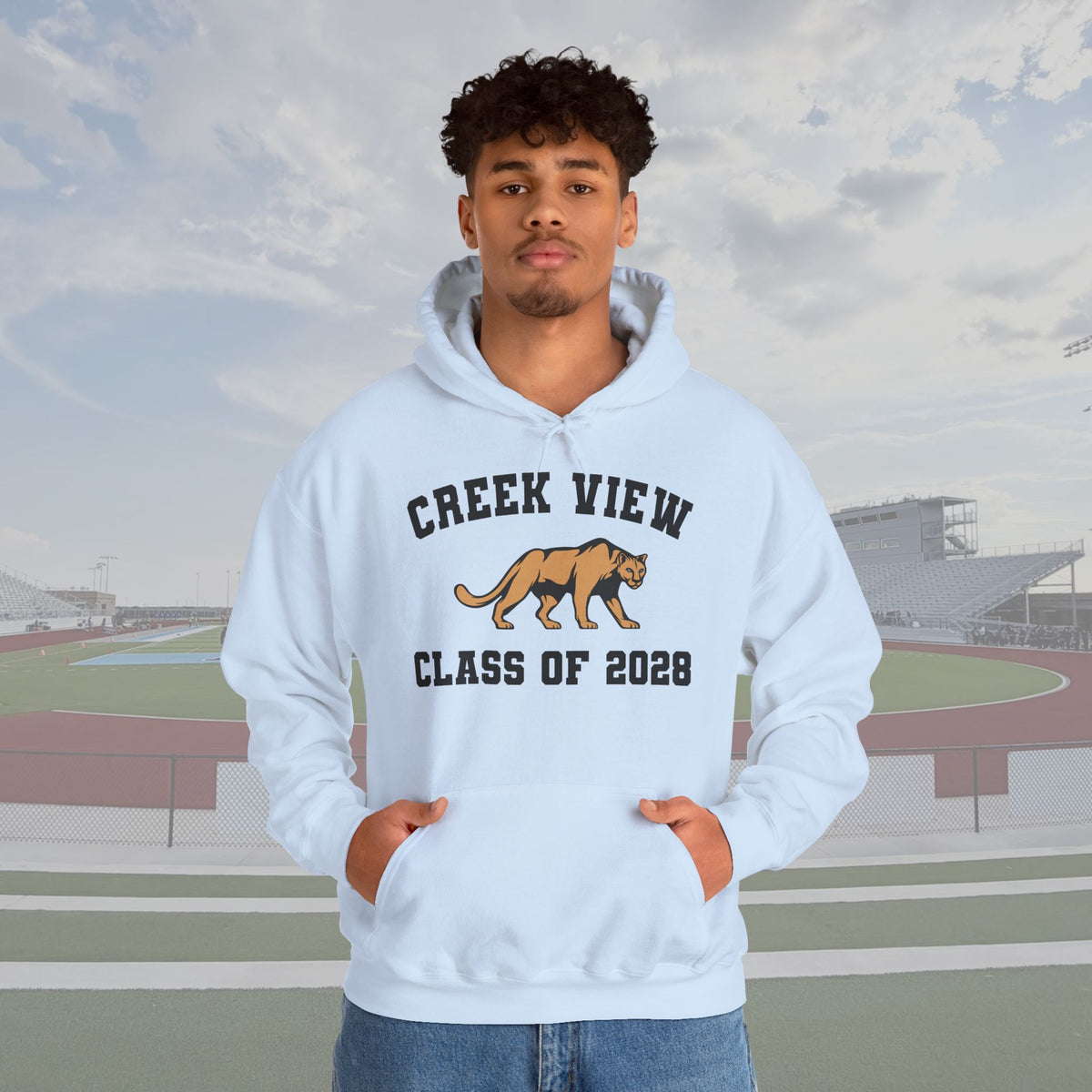 CVHS Class of 2028 Collegiate Cougar Unisex Hoodie