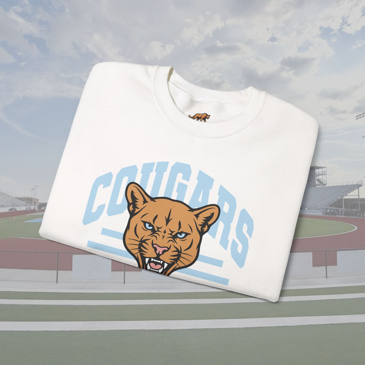 CVHS Cougars "Est. 2026" Varsity Crest Unisex Crewneck Sweatshirt