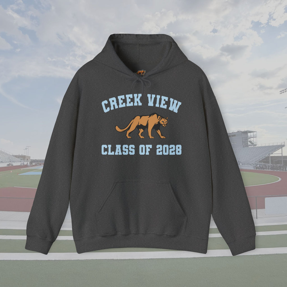 CVHS Class of 2028 Collegiate Cougar Unisex Hoodie