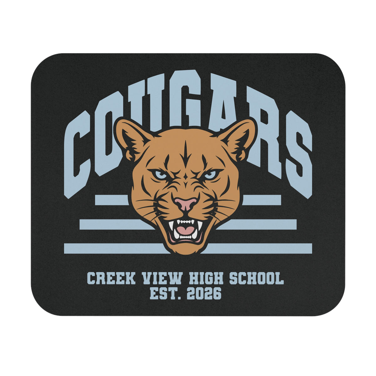 CVHS Cougars "Est. 2026" Varsity Crest Mouse Pad