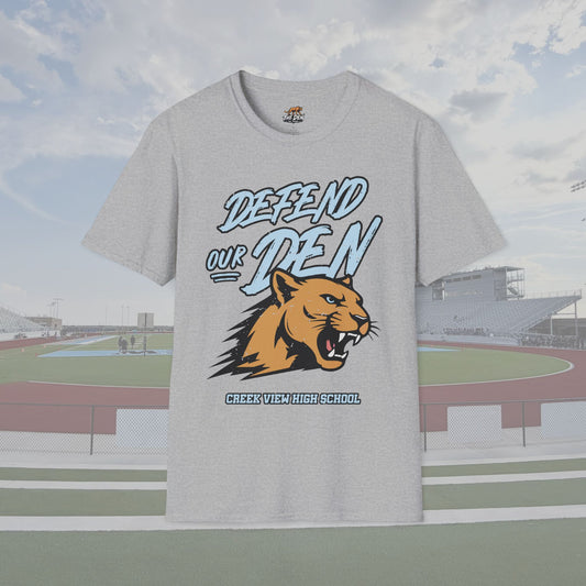 CVHS "Defend Our Den" Cougar Spirit Unisex Tee