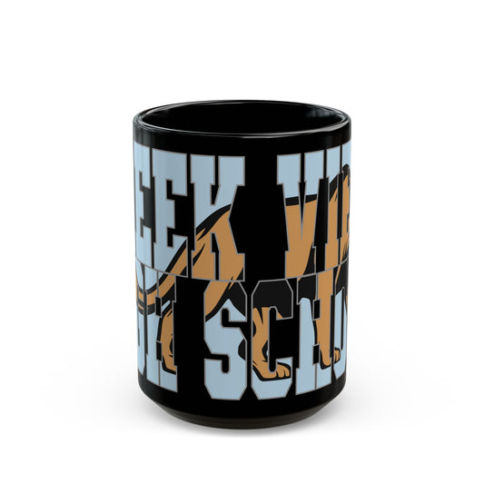 CVHS Cougars Full-Wrap Block Letter Black Ceramic Mug (11oz/15oz)