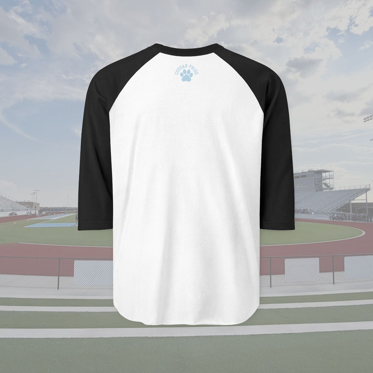 Creek View Cougars 3/4 Sleeve Unisex Raglan