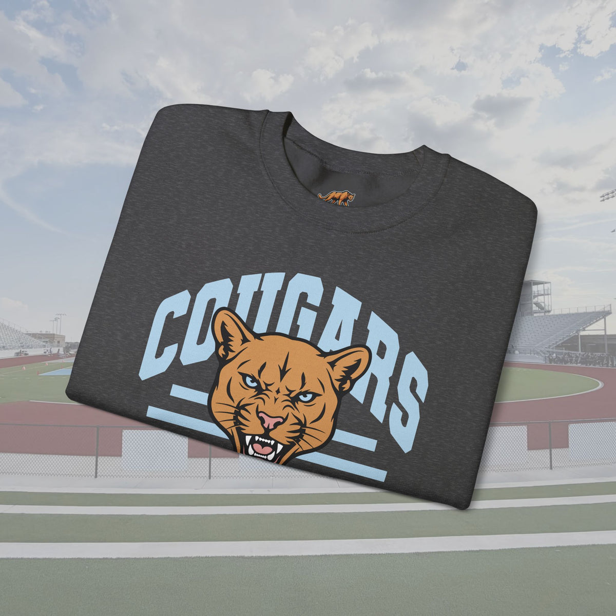 CVHS Cougars "Est. 2026" Varsity Crest Unisex Crewneck Sweatshirt