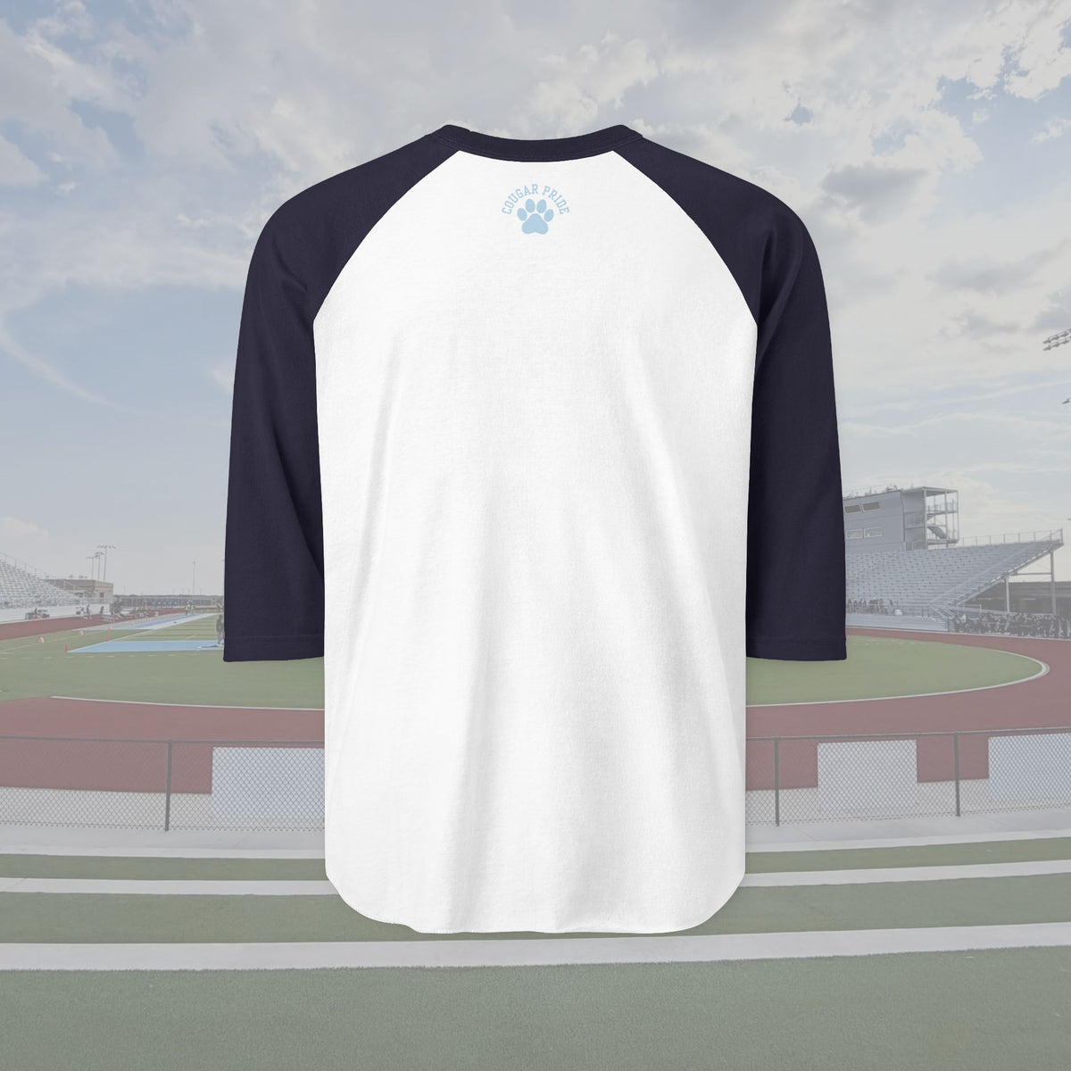 Creek View Cougars 3/4 Sleeve Unisex Raglan